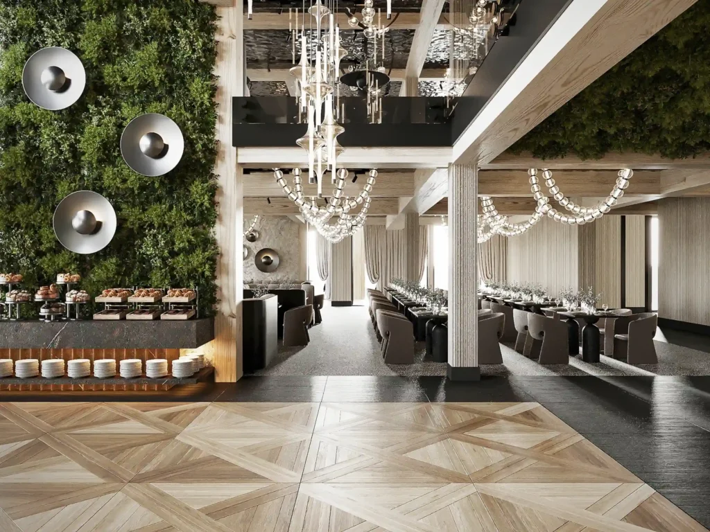 Restauracja Natura Resort – wnętrze